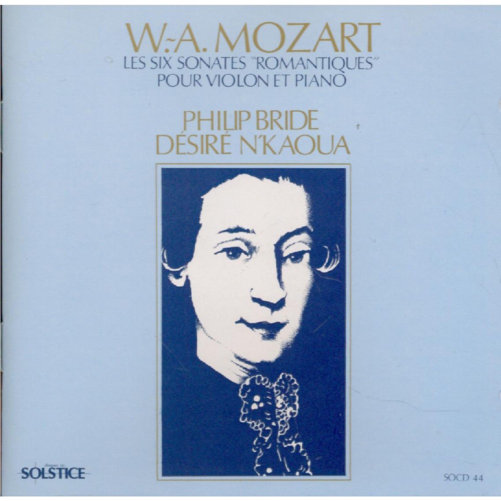 MOZART - Bride - Sonate pour violon et piano n°11 en fa majeur K.55 (K6..